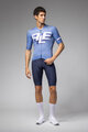 ALÉ Cycling short sleeve jersey - SAUVAGE PR-E - blue/white