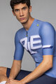 ALÉ Cycling short sleeve jersey - SAUVAGE PR-E - blue/white