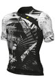 ALÉ Cycling short sleeve jersey - PALM PR-E - black/white
