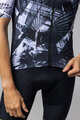 ALÉ Cycling short sleeve jersey - PALM PR-E - black/white