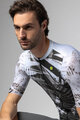 ALÉ Cycling short sleeve jersey - PALM PR-E - white/green