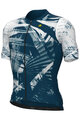 ALÉ Cycling short sleeve jersey - PALM PR-E - white/blue