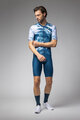 ALÉ Cycling short sleeve jersey - PALM PR-E - white/blue