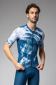ALÉ Cycling short sleeve jersey - PALM PR-E - white/blue