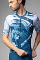 ALÉ Cycling short sleeve jersey - PALM PR-E - white/blue