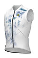 ALÉ Cycling sleeveless jersey - MIRROR PR-E - white/blue