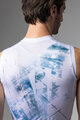 ALÉ Cycling sleeveless jersey - MIRROR PR-E - white/blue