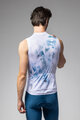 ALÉ Cycling sleeveless jersey - MIRROR PR-E - white/blue
