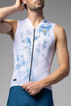 ALÉ Cycling sleeveless jersey - MIRROR PR-E - white/blue