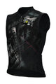 ALÉ Cycling sleeveless jersey - MIRROR PR-E - black/grey