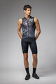 ALÉ Cycling sleeveless jersey - MIRROR PR-E - black/grey