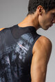 ALÉ Cycling sleeveless jersey - MIRROR PR-E - black/grey