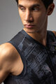 ALÉ Cycling sleeveless jersey - MIRROR PR-E - black/grey