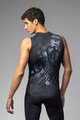 ALÉ Cycling sleeveless jersey - MIRROR PR-E - black/grey