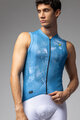 ALÉ Cycling sleeveless jersey - MIRROR PR-E - blue