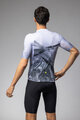 ALÉ Cycling short sleeve jersey - QURTZ PR-E - white/grey