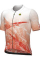 ALÉ Cycling short sleeve jersey - QURTZ PR-E - white/orange