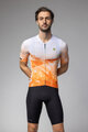 ALÉ Cycling short sleeve jersey - QURTZ PR-E - white/orange