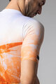 ALÉ Cycling short sleeve jersey - QURTZ PR-E - white/orange