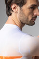ALÉ Cycling short sleeve jersey - QURTZ PR-E - white/orange