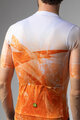 ALÉ Cycling short sleeve jersey - QURTZ PR-E - white/orange