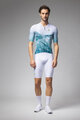 ALÉ Cycling short sleeve jersey - QURTZ PR-E - white/green