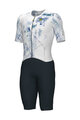 ALÉ Cycling skinsuit - MIRROR PR-E - white/black