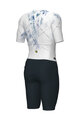 ALÉ Cycling skinsuit - MIRROR PR-E - white/black