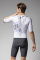 ALÉ Cycling skinsuit - MIRROR PR-E - white/black