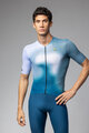 ALÉ Cycling short sleeve jersey - FLASH PR-E - blue/white