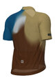 ALÉ Cycling short sleeve jersey - FLASH PR-E - yellow/brown/blue/white