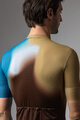 ALÉ Cycling short sleeve jersey - FLASH PR-E - yellow/brown/blue/white