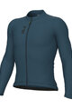 ALÉ Cycling summer long sleeve jersey - COLOR BLOCK PRAGMA - blue