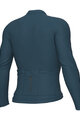 ALÉ Cycling summer long sleeve jersey - COLOR BLOCK PRAGMA - blue
