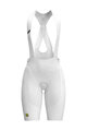 ALÉ Cycling bib shorts - VOLTAGE R-EV1 - white