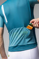 ALÉ Cycling short sleeve jersey - FOLLOW ME PR-E - turquoise