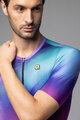 ALÉ Cycling short sleeve jersey - AURORA PR-E - pink/blue/turquoise