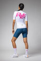 ALÉ Cycling short sleeve jersey - SAUVAGE PR-E - white/pink