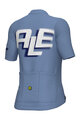 ALÉ Cycling short sleeve jersey - SAUVAGE PR-E - blue/white