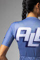 ALÉ Cycling short sleeve jersey - SAUVAGE PR-E - blue/white