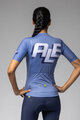 ALÉ Cycling short sleeve jersey - SAUVAGE PR-E - blue/white