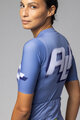ALÉ Cycling short sleeve jersey - SAUVAGE PR-E - blue/white