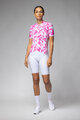 ALÉ Cycling short sleeve jersey - ESSENZA PRAGMA - white/pink