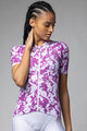 ALÉ Cycling short sleeve jersey - ESSENZA PRAGMA - white/purple