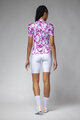 ALÉ Cycling short sleeve jersey - ESSENZA PRAGMA - white/purple