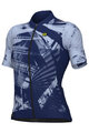 ALÉ Cycling short sleeve jersey - PALM PR-E - blue/purple