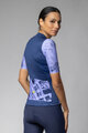 ALÉ Cycling short sleeve jersey - PALM PR-E - blue/purple