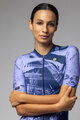 ALÉ Cycling short sleeve jersey - PALM PR-E - blue/purple