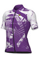 ALÉ Cycling short sleeve jersey - PALM PR-E - cyclamen/white