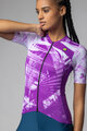 ALÉ Cycling short sleeve jersey - PALM PR-E - cyclamen/white